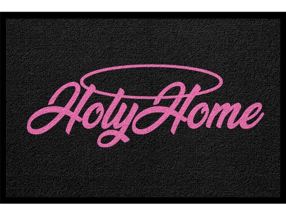 0068_Holy-home1 Fußmatte Spruch Witzig