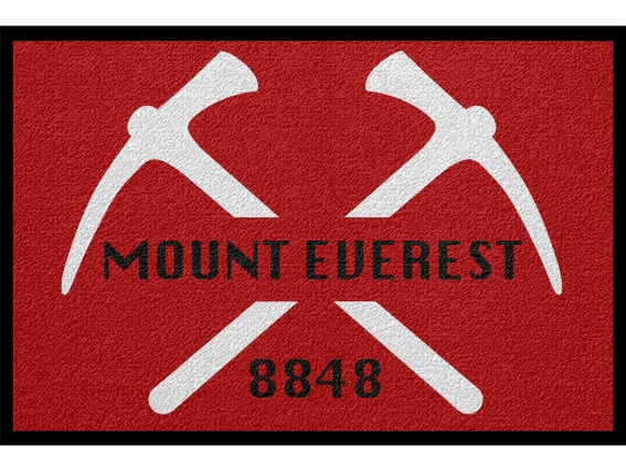 0074_Mount-everest Fußmatte Berge Bergsteiger