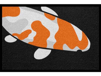 Fußmatte Tier Fisch Koi orange