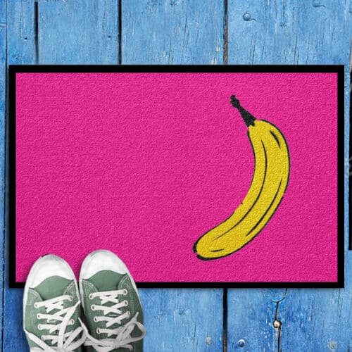 Fussmatte Sommer Pink Banane