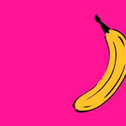 Fußmatte mit Banane Andy Warhol